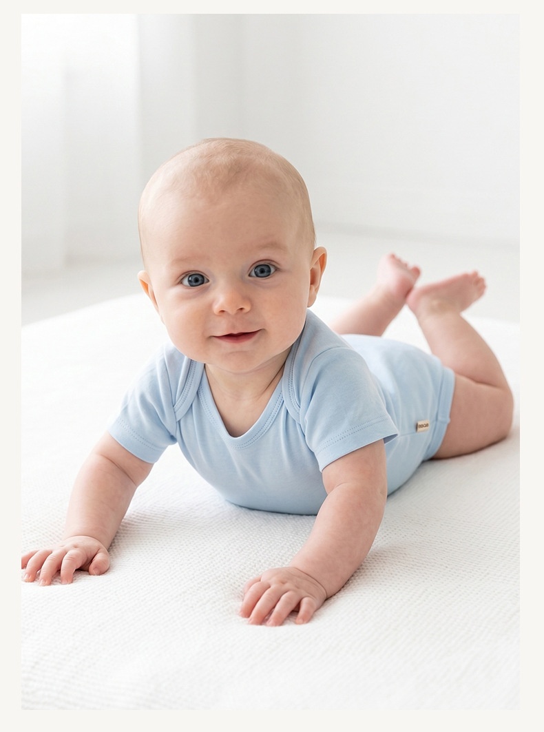 Organic Cotton Newborn Sleeper Gown - Soft Baby Sleepwear