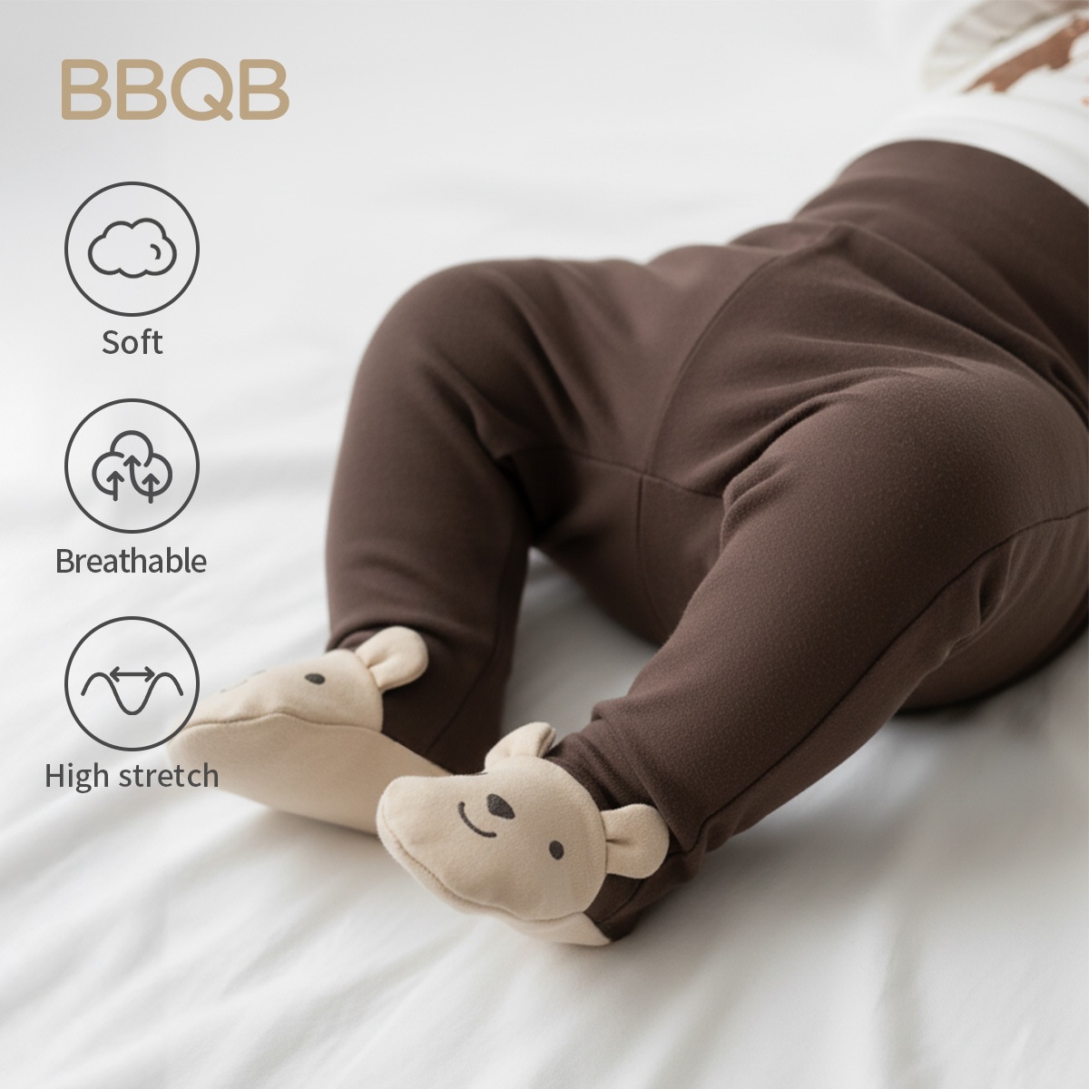 Organic Cotton Baby Pants - Soft Breathable Infant Wear