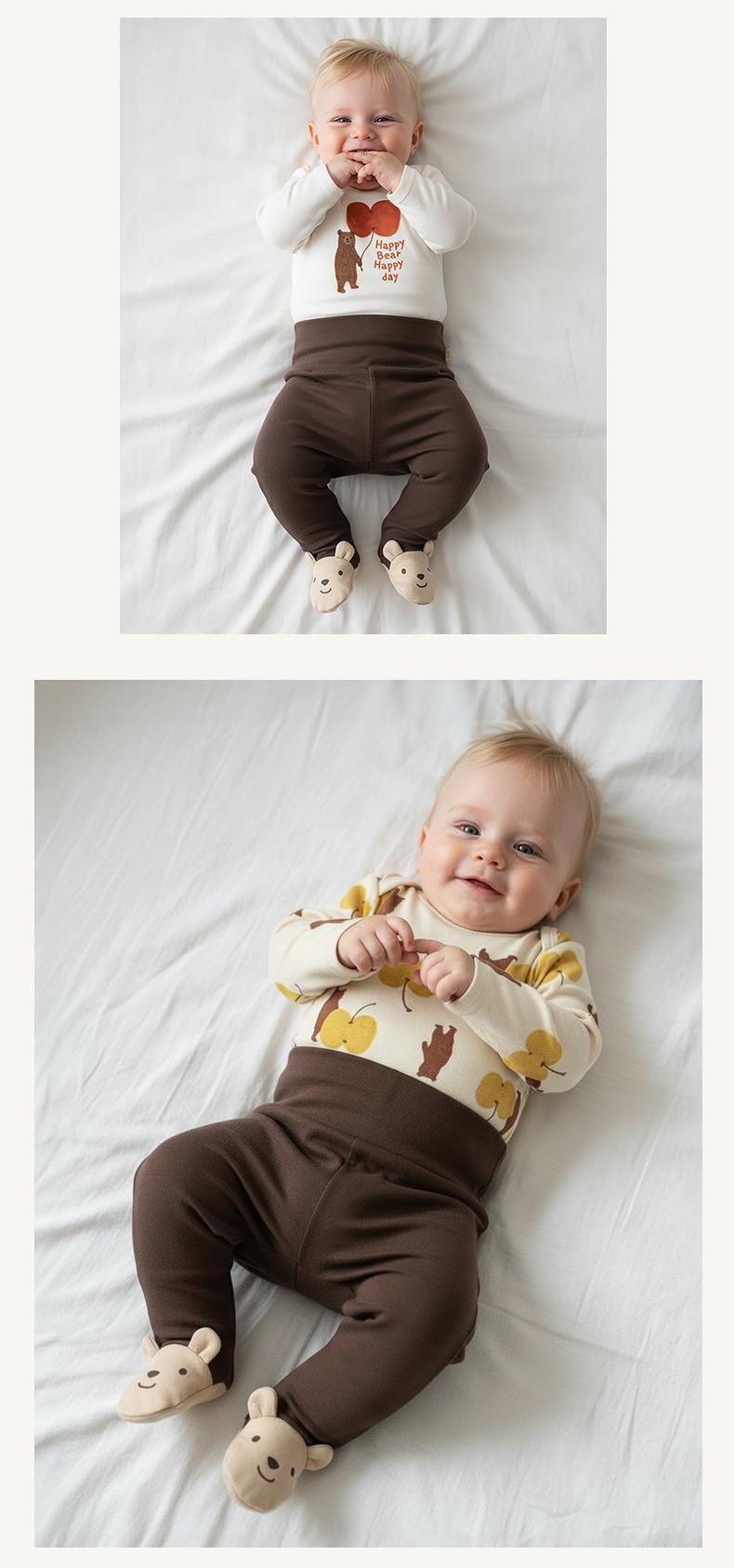 Organic Cotton Baby Pants - Soft Breathable Infant Wear