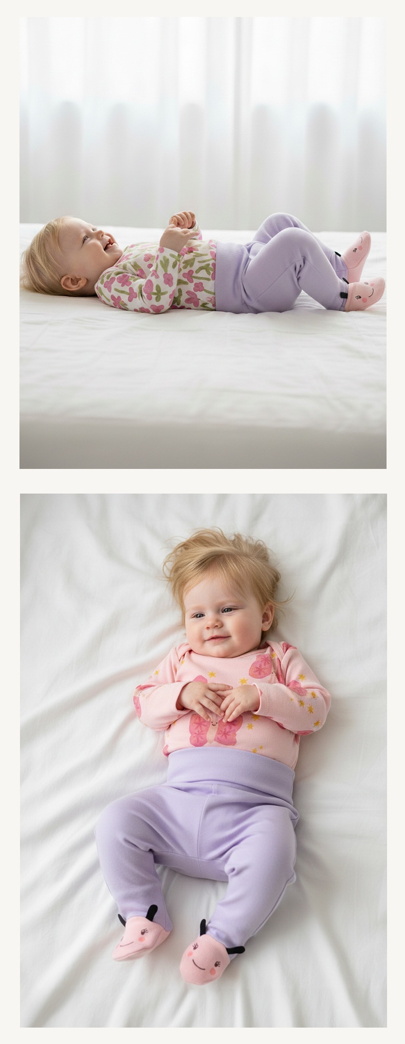 Organic Cotton Baby Pants - Soft Breathable Infant Wear