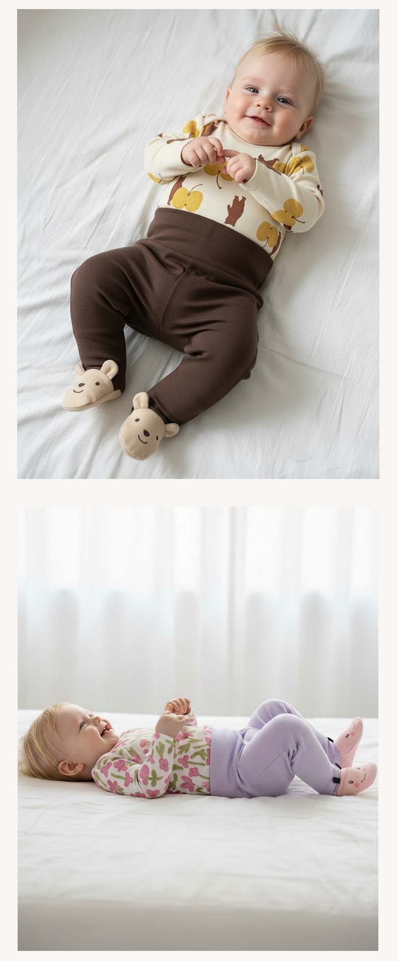 Organic Cotton Baby Pants - Soft Breathable Infant Wear