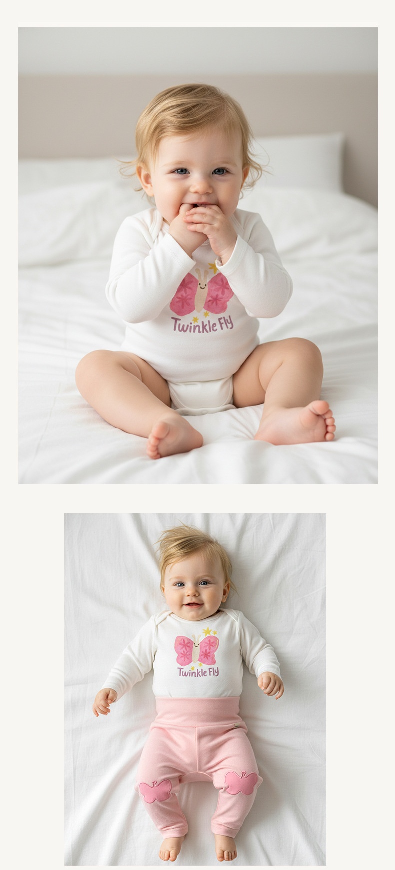 Kimono bébé en coton bio confortable
