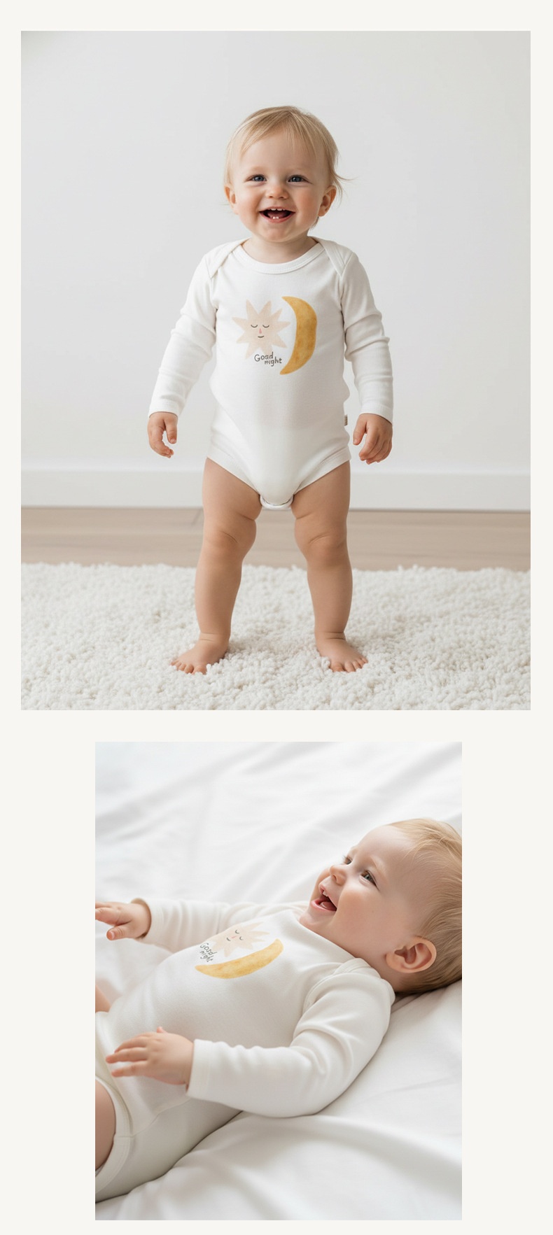 Kimono bébé en coton bio confortable