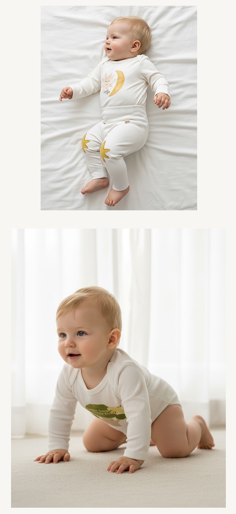 Kimono bébé en coton bio confortable