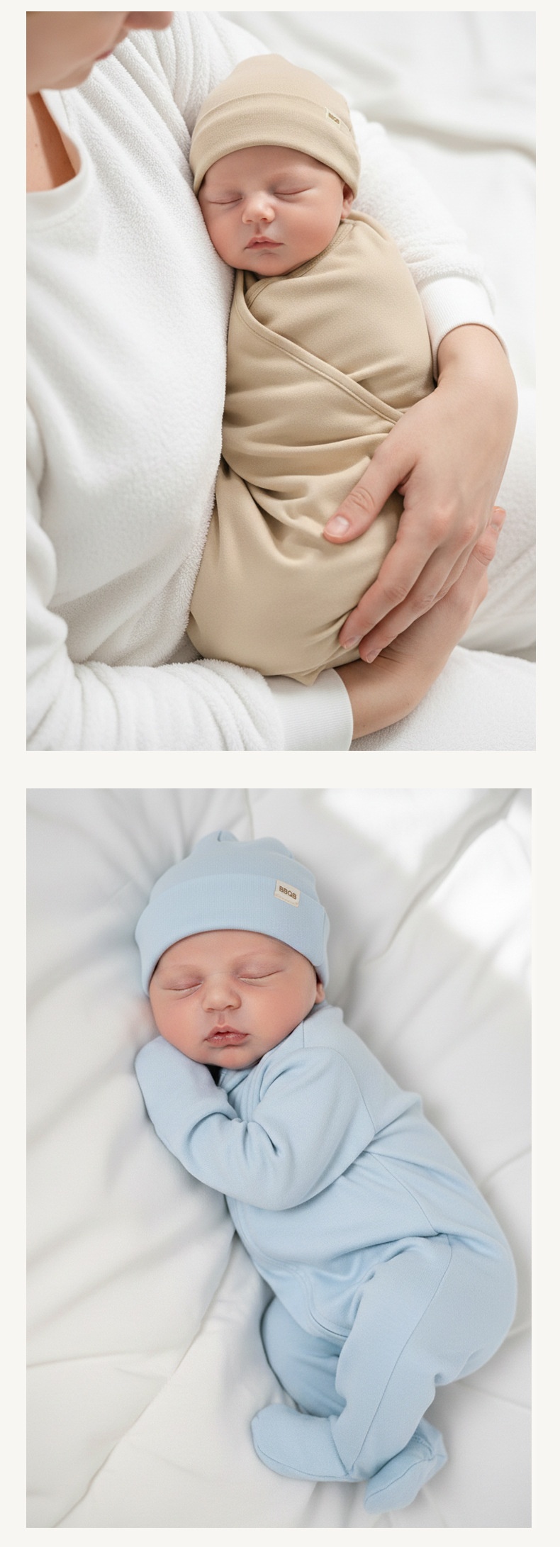 Organic Cotton Newborn Baby Hat - Soft & Breathable