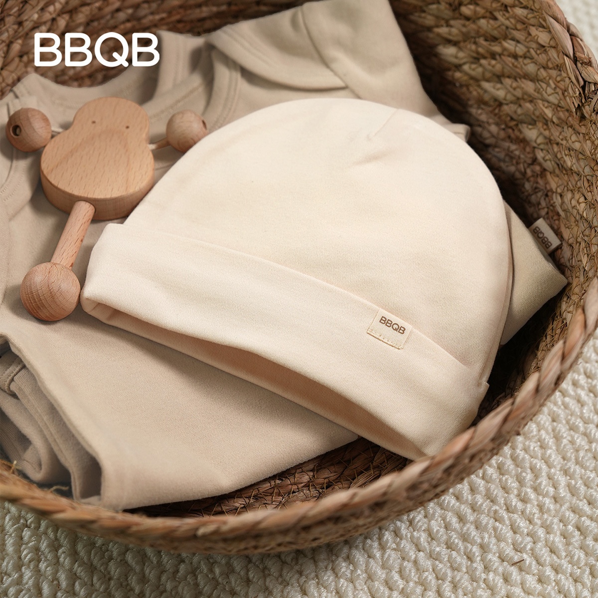 Organic Cotton Newborn Baby Hat - Soft & Breathable