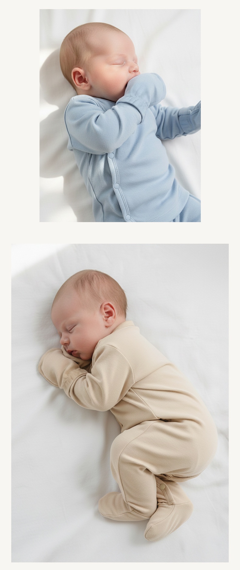 Organic Cotton Newborn No-Scratch Baby Gloves