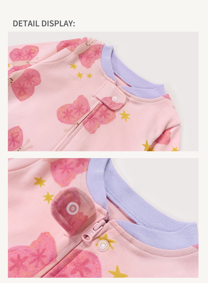 Organic Cotton Baby One-Piece Footie Romper