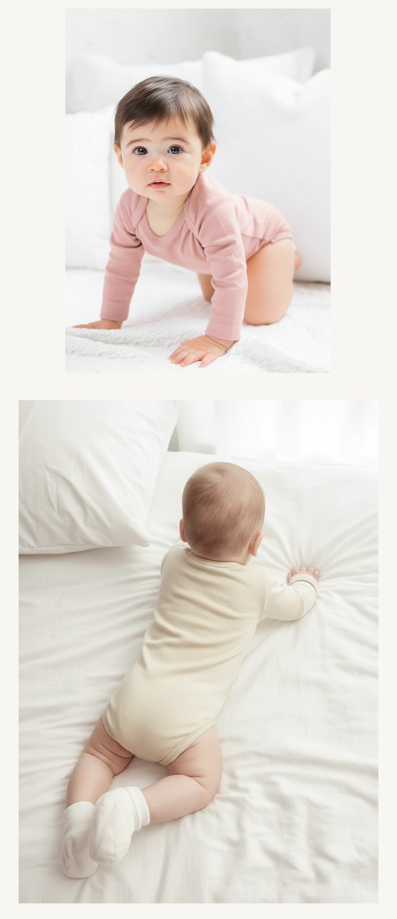 Organic Cotton Kimono Baby Bodysuit - Soft & Breathable