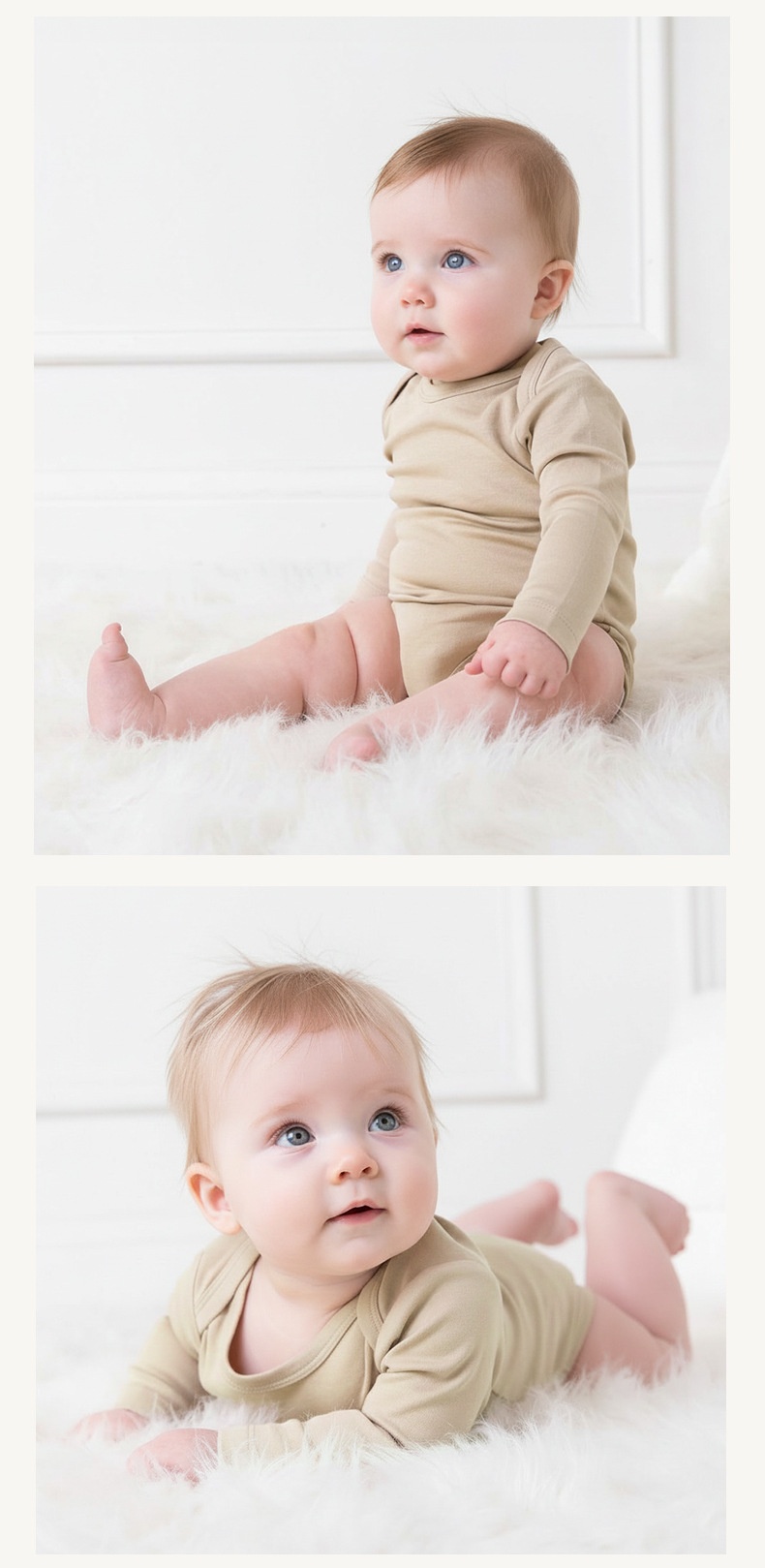Organic Cotton Kimono Baby Bodysuit - Soft & Breathable