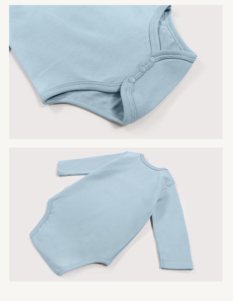 Organic Cotton Kimono Baby Bodysuit - Soft & Breathable