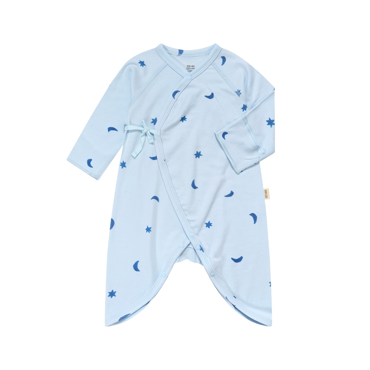 Pijama de algodón orgánico GOTS para recién nacidos