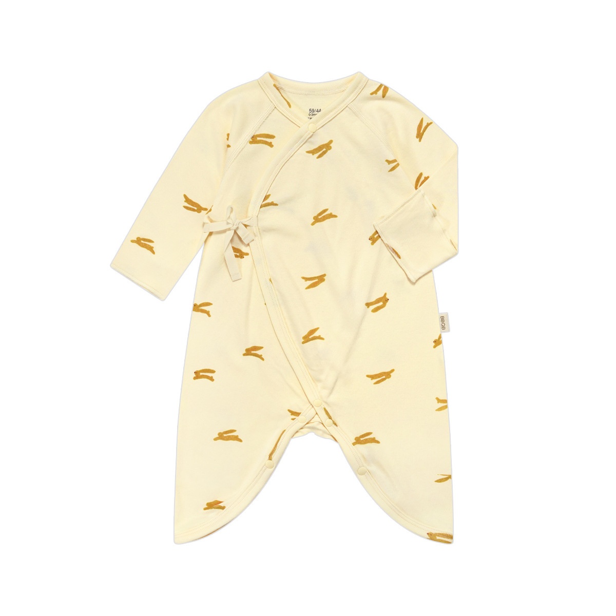 Pijama de algodón orgánico GOTS para recién nacidos