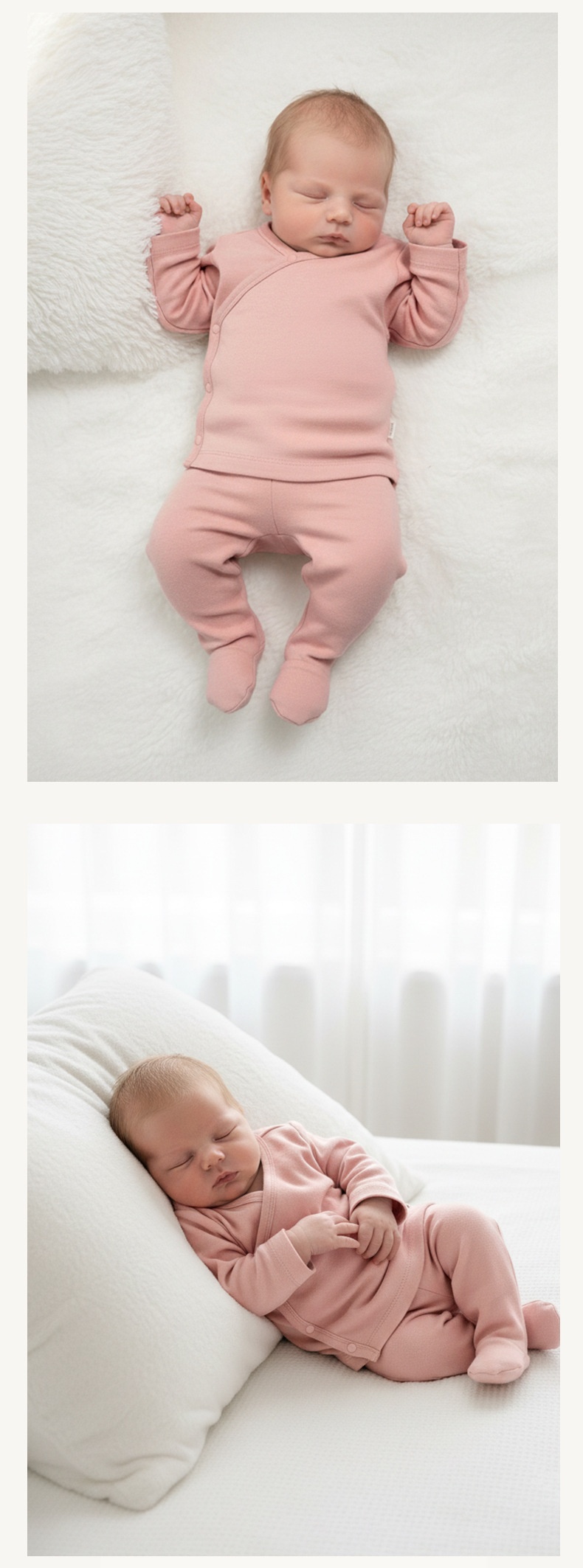 Bamboo Fiber Baby Zipper Sleeper