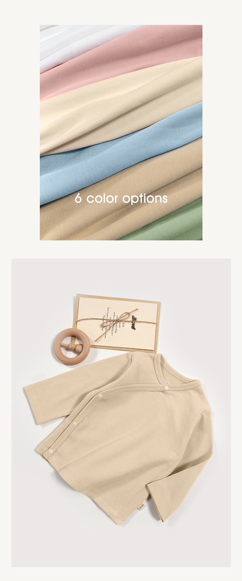 Bamboo Fiber Baby Zipper Sleeper