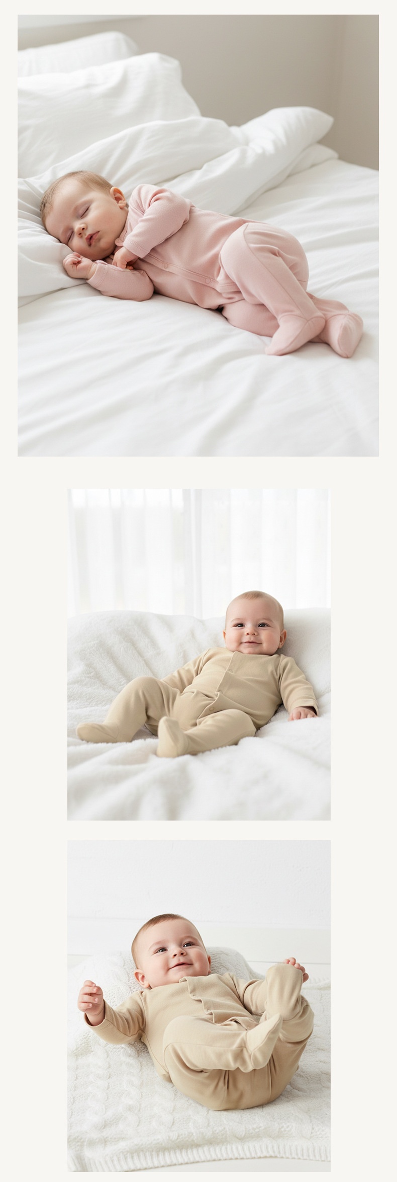 Baby High-Waisted Animal Footed Leggings