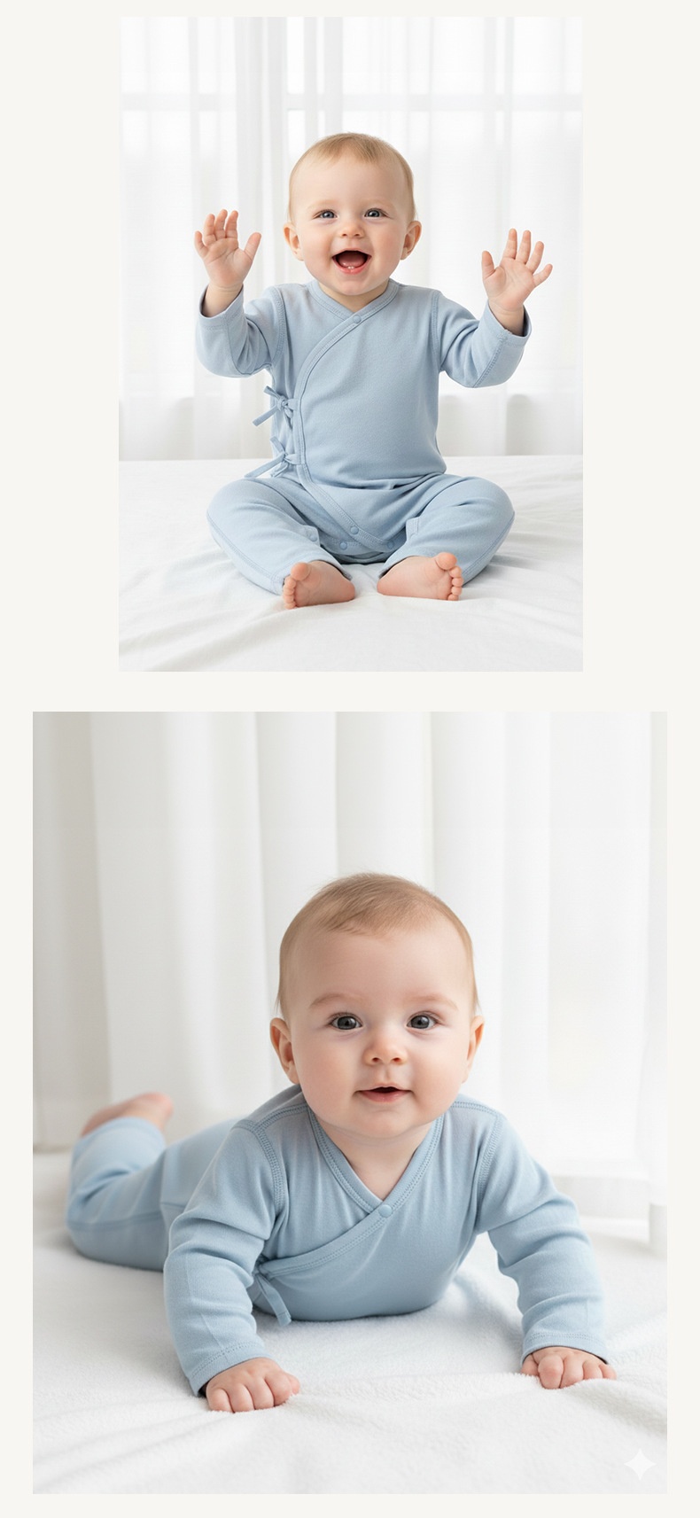 Babero de bebé de algodón orgánico con diseño de pétalos: suave y transpirable.