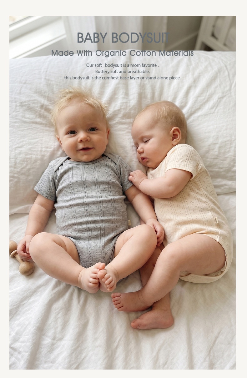 Organic Cotton Baby One-Piece Bodysuit
