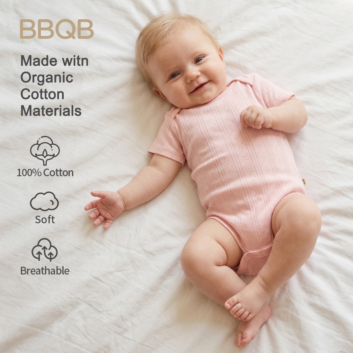 Organic Cotton Baby One-Piece Bodysuit