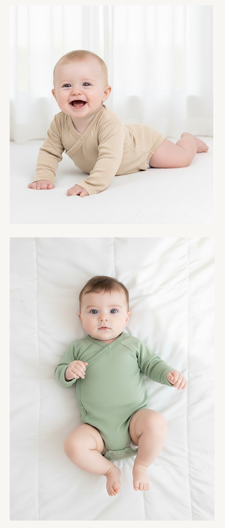 100% Cotton Baby Bodysuit - Soft Printed Infant Romper