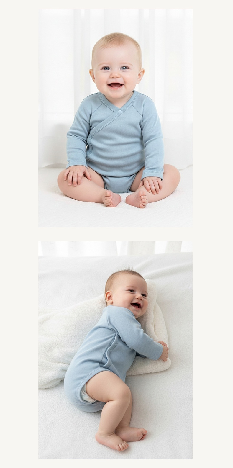 100% Cotton Baby Bodysuit - Soft Printed Infant Romper