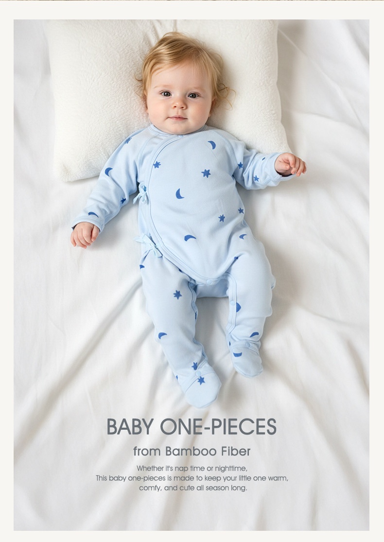 Organic Cotton Baby Kimono Bodysuit - Soft & Breathable