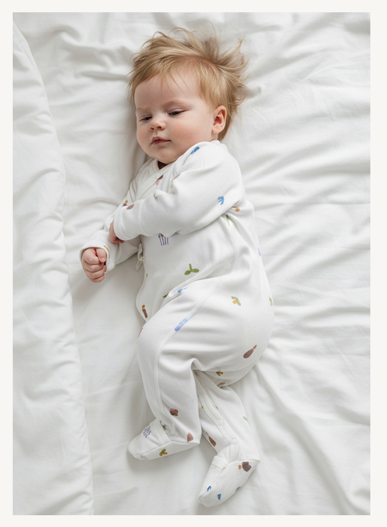 Organic Cotton Baby Kimono Bodysuit - Soft & Breathable