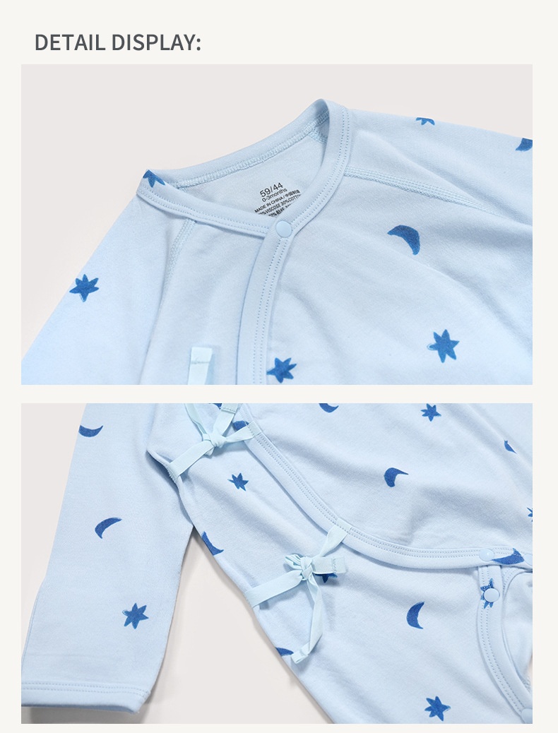 Organic Cotton Baby Kimono Bodysuit - Soft & Breathable