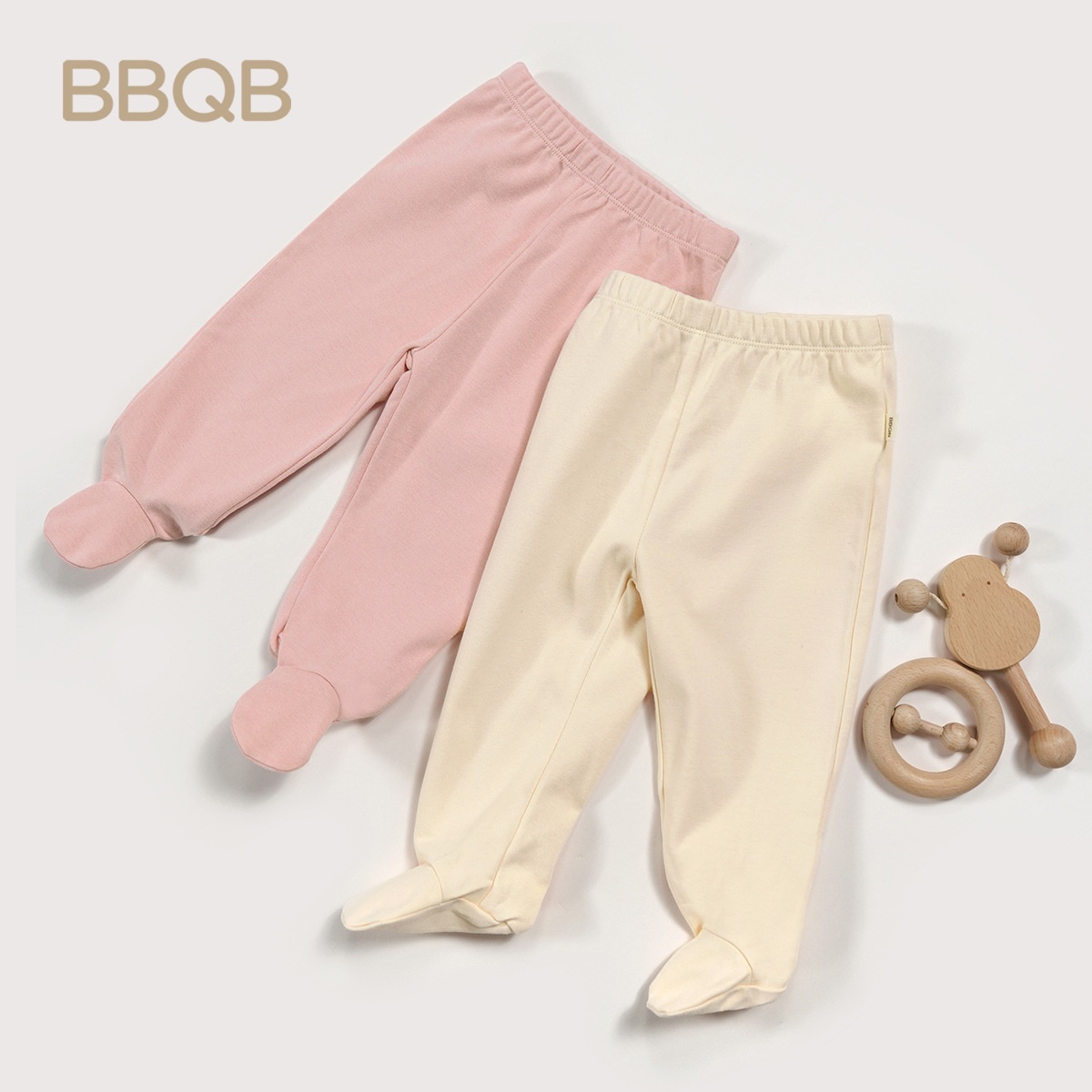 Organic Cotton Baby Footie Pants - Soft & Breathable
