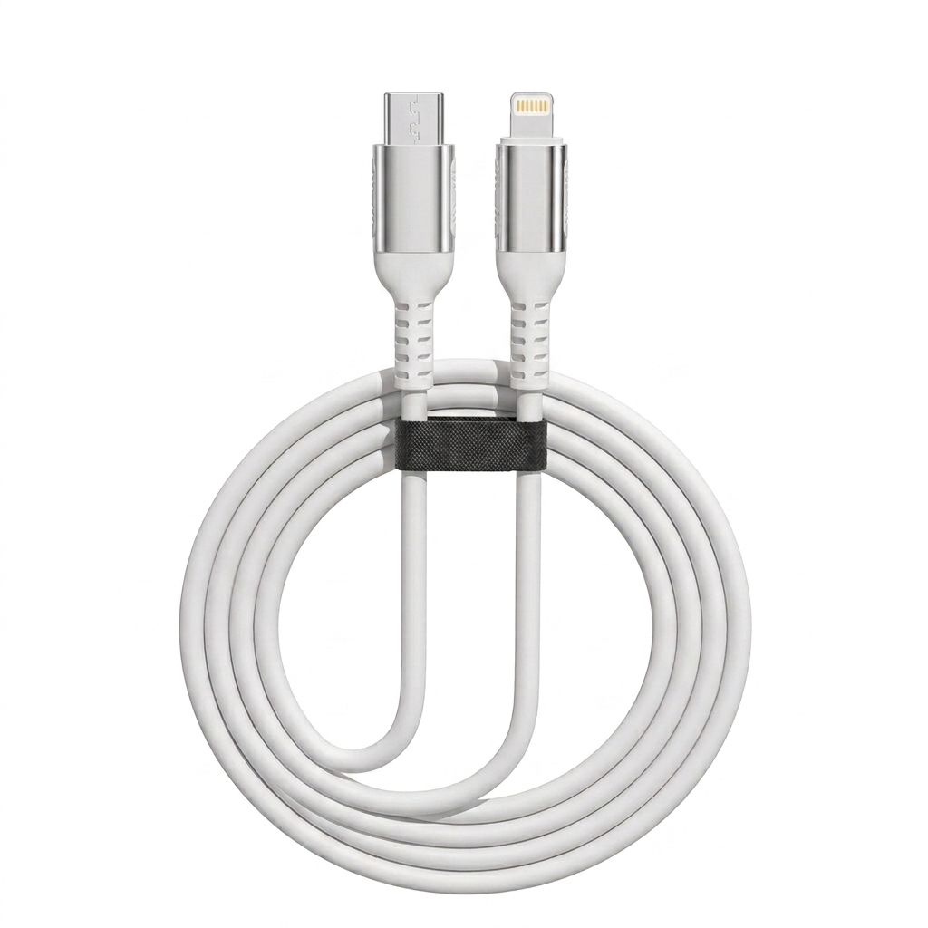 66W Liquid Silicone Fast Charging Cable, USB Type-C/Micro USB/iPhone Charger Cord, Tangle-Free