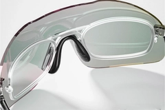 Aviator zwarte plastic gepolariseerde zonnebril #BS2426-0024