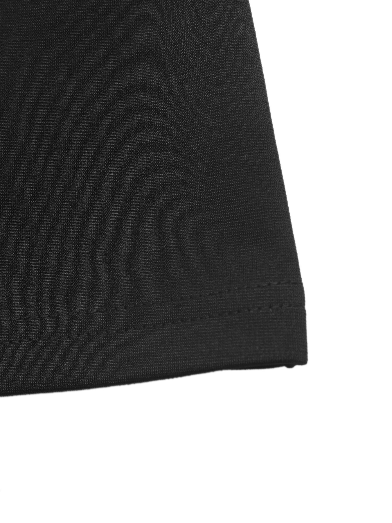 Black Long Sleeve Cut-Out Back Mini Dress