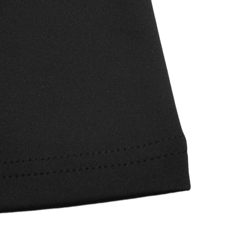 Women's Black Asymmetrical Button Jacket & Maxi Skirt Set