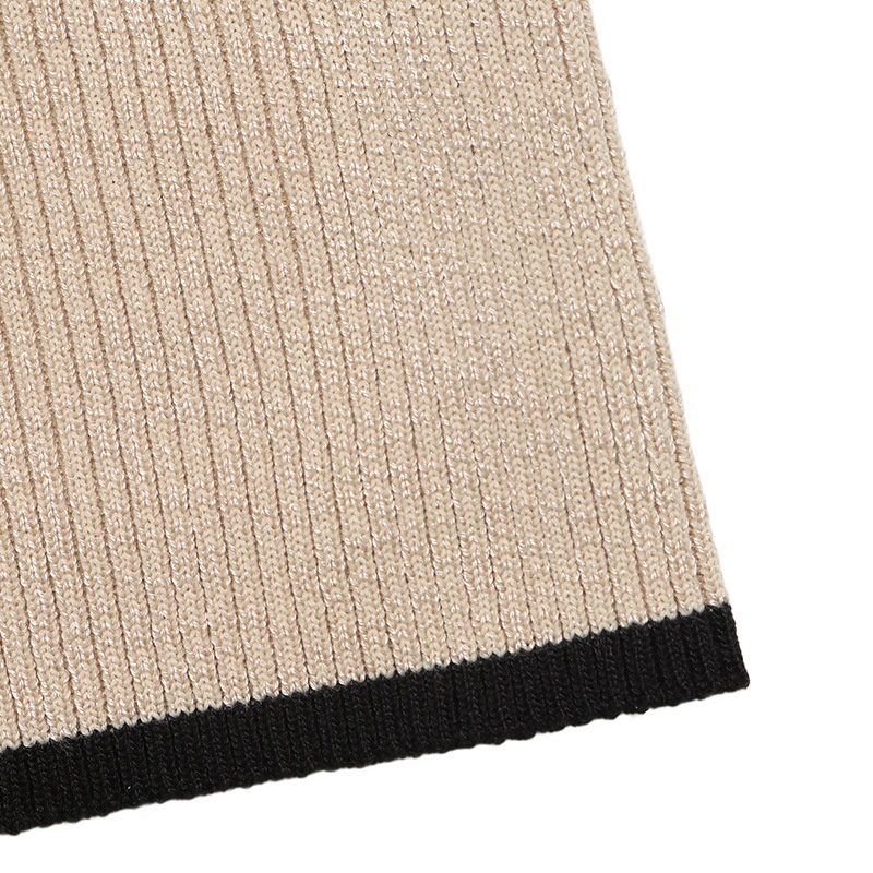 Ribbed Mock Neck Mini Sweater Dress with Flare Sleeves