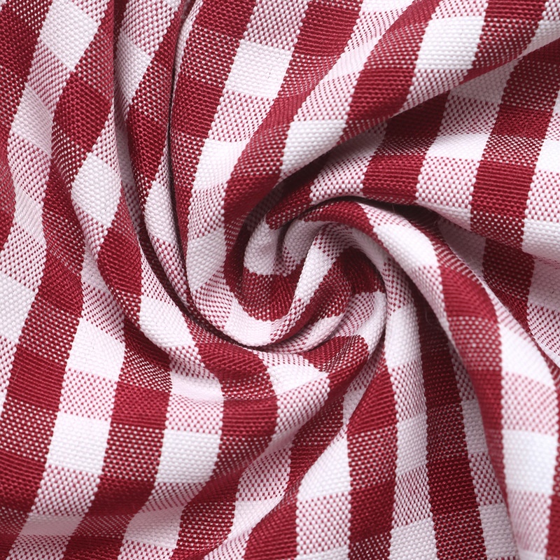 Red Gingham Open Back Long Sleeve Mini Dress
