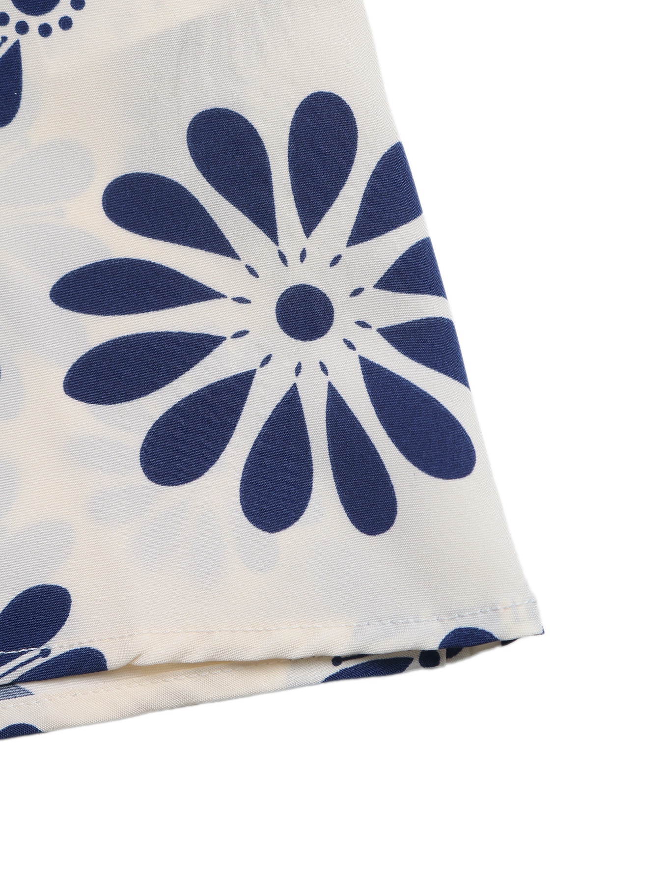 Abito lungo Boho floreale e a pois
