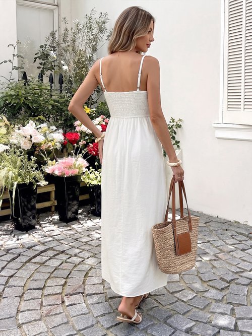 lace bodice maxi dress Blush Oasis Delicate Lace Bodice Maxi Bridesmaid Dress