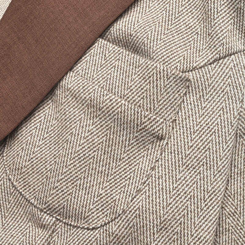 Women's Two-Tone Belted Blazer Pleated Dress