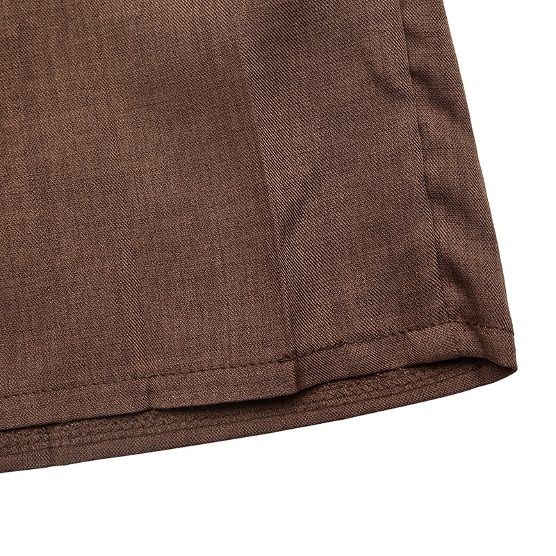 Women's Two-Tone Belted Blazer Pleated Dress