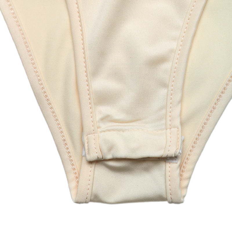 Body en satin orné de perles - Élégant, manches courtes
