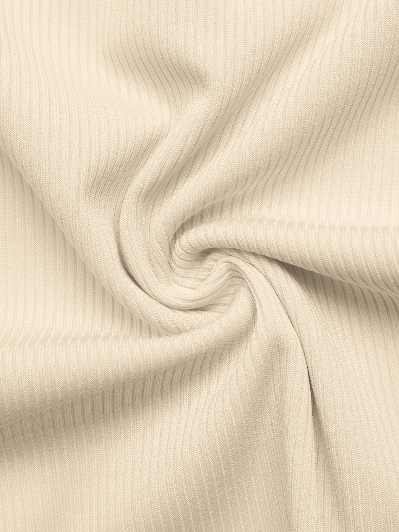 Ribbed Long Sleeve Henley Bodysuit in Beige