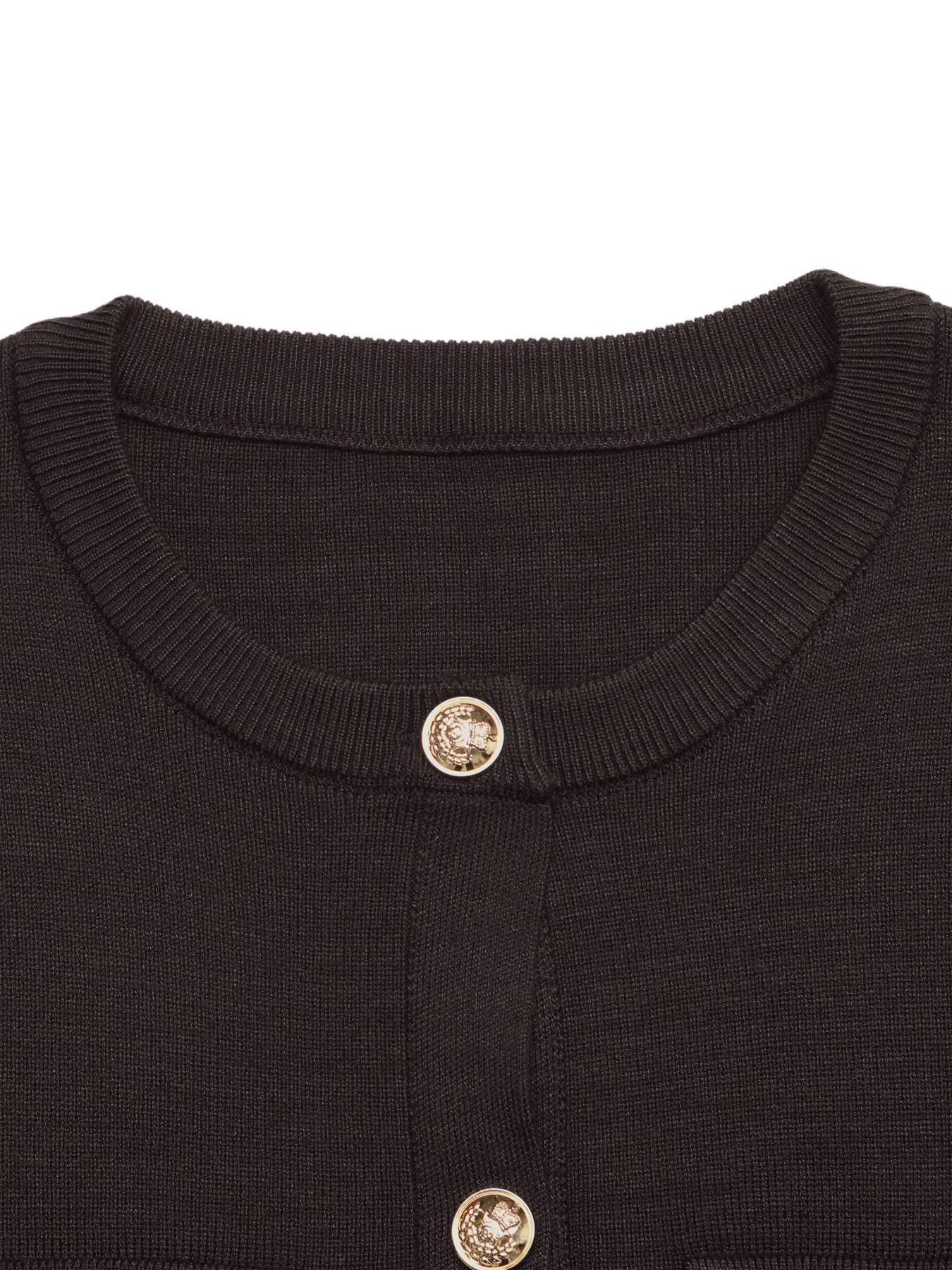 Women's Dark Brown Knit Cardigan