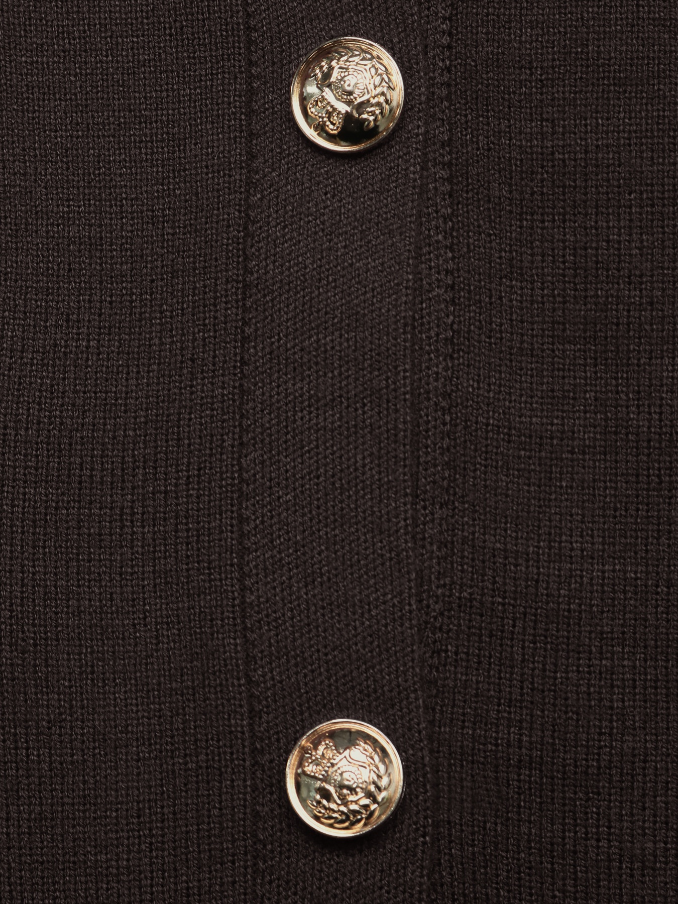 Women's Dark Brown Knit Cardigan