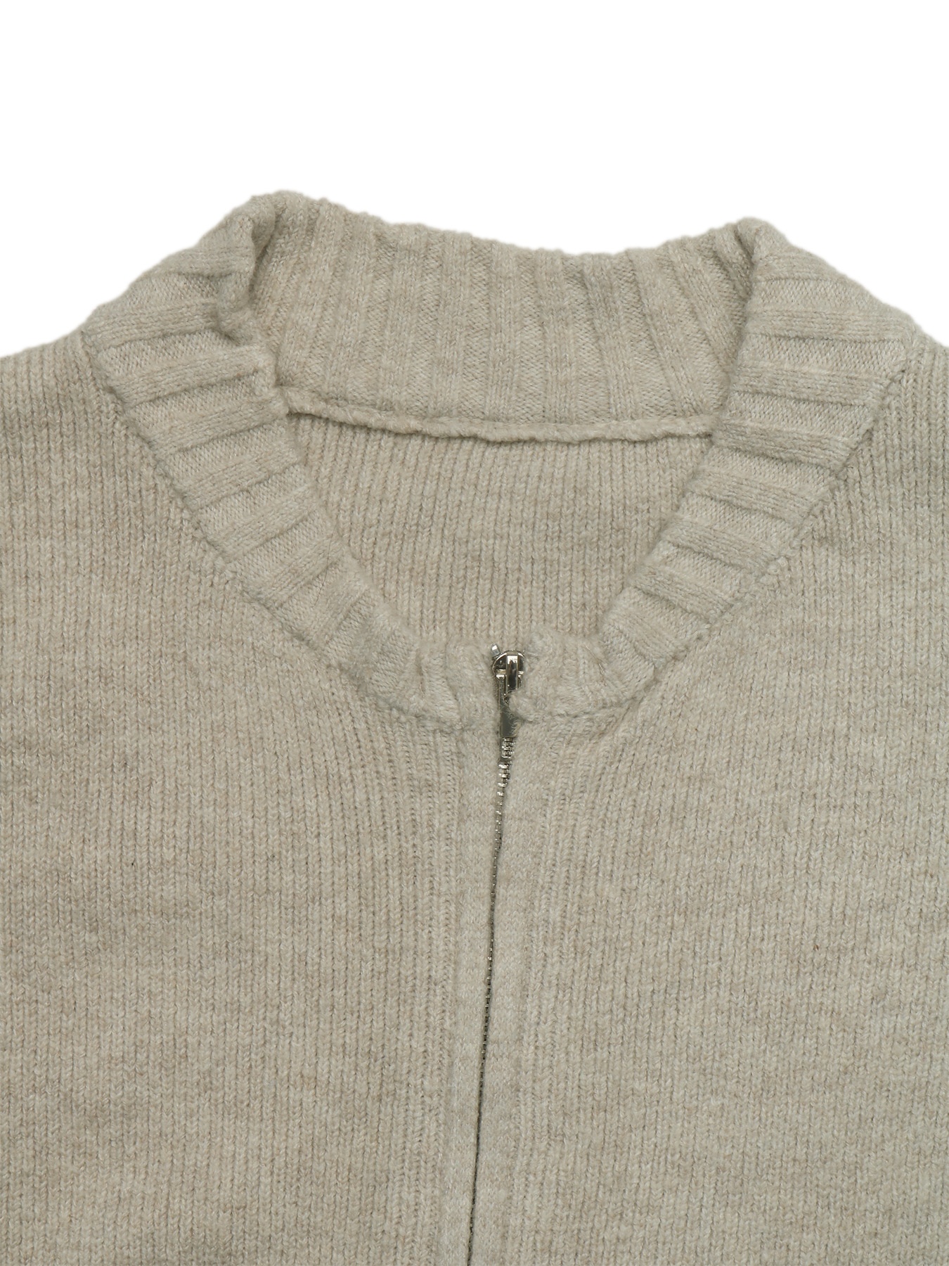 Women's Zip-Up Ribbed Knit Cardigan Sweater
