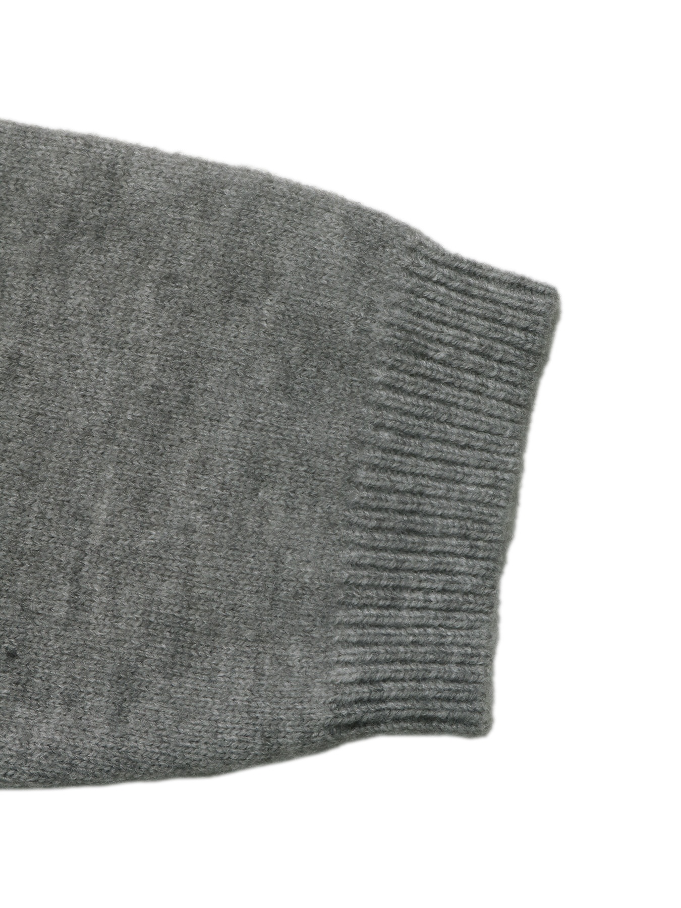 Women's Grey Star Motif Crewneck Knit Sweater