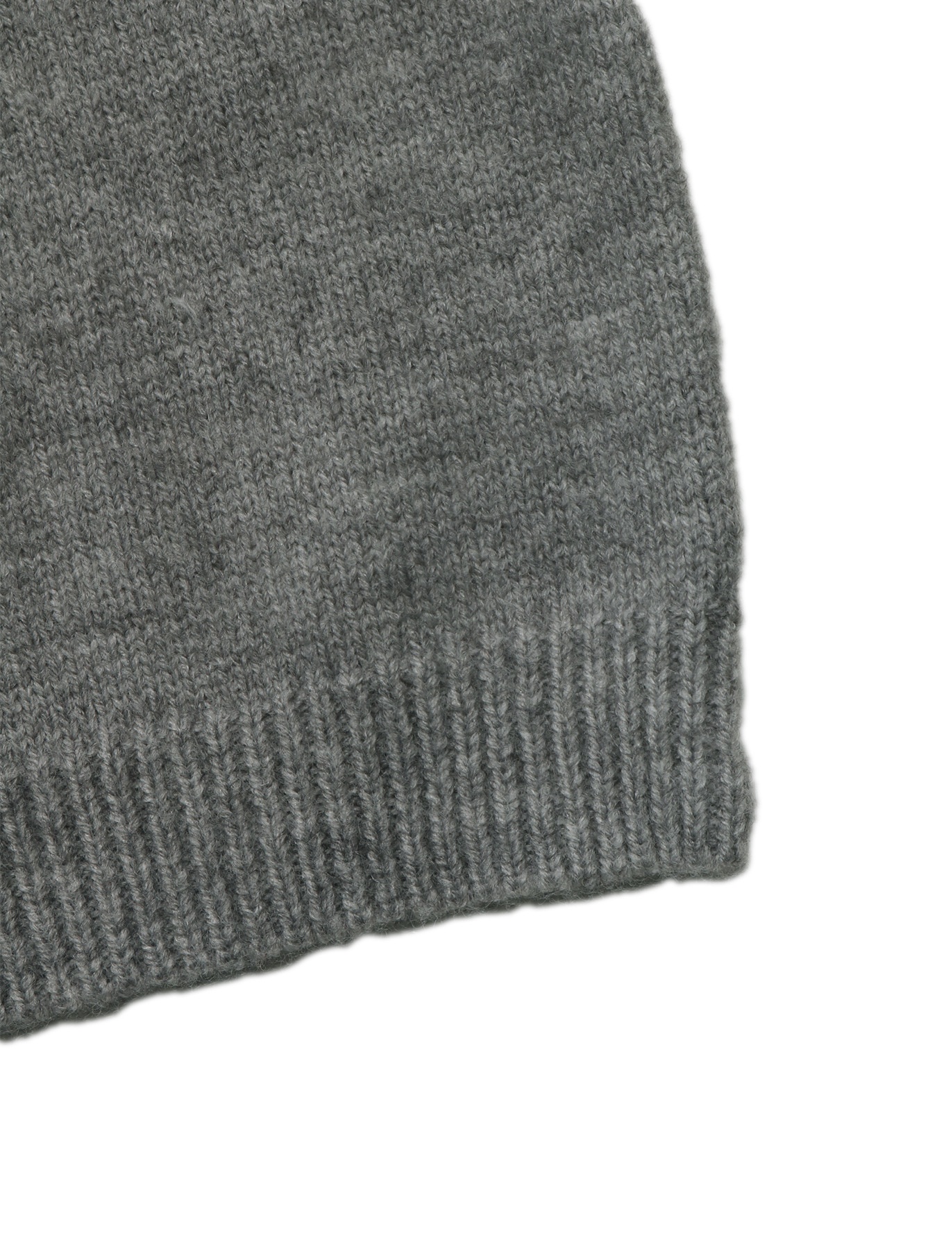 Women's Grey Star Motif Crewneck Knit Sweater
