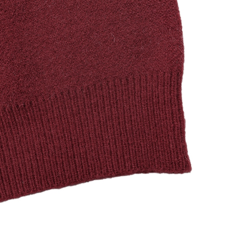 Women's Heart Pattern Knit Crewneck Pullover Sweater