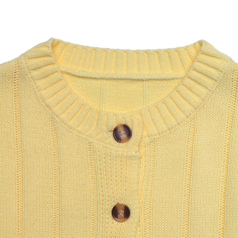 Women's Ribbed Button Down Knit Cardigan Sweater