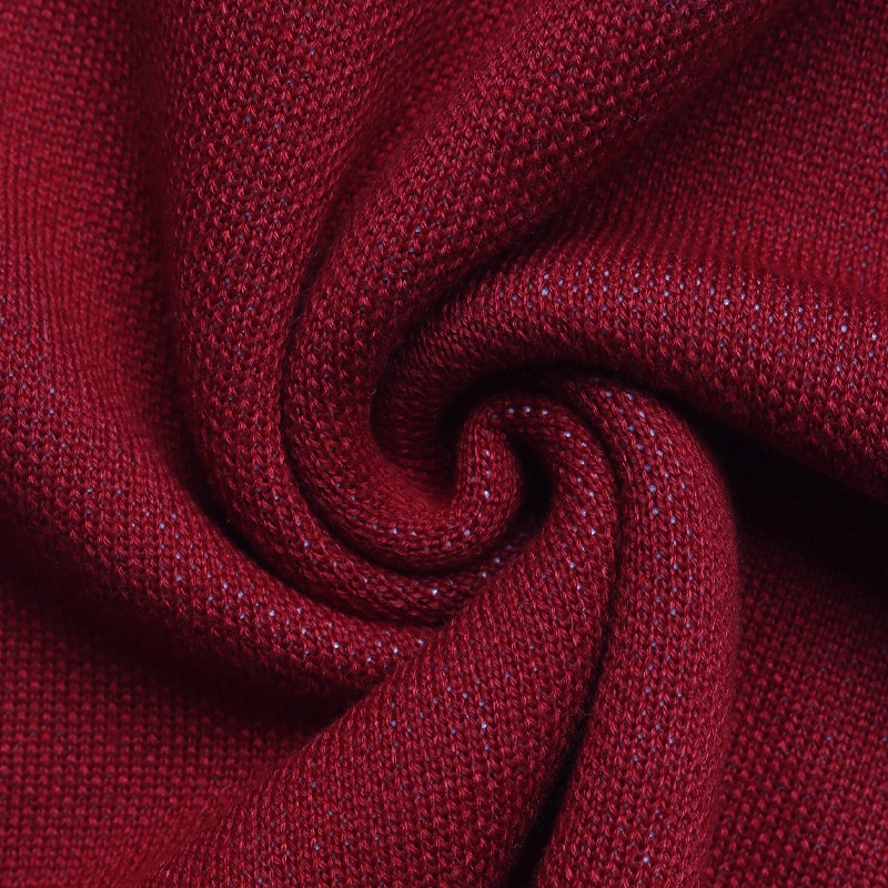 Women's Bow Jacquard Crew Neck Knit Sweater