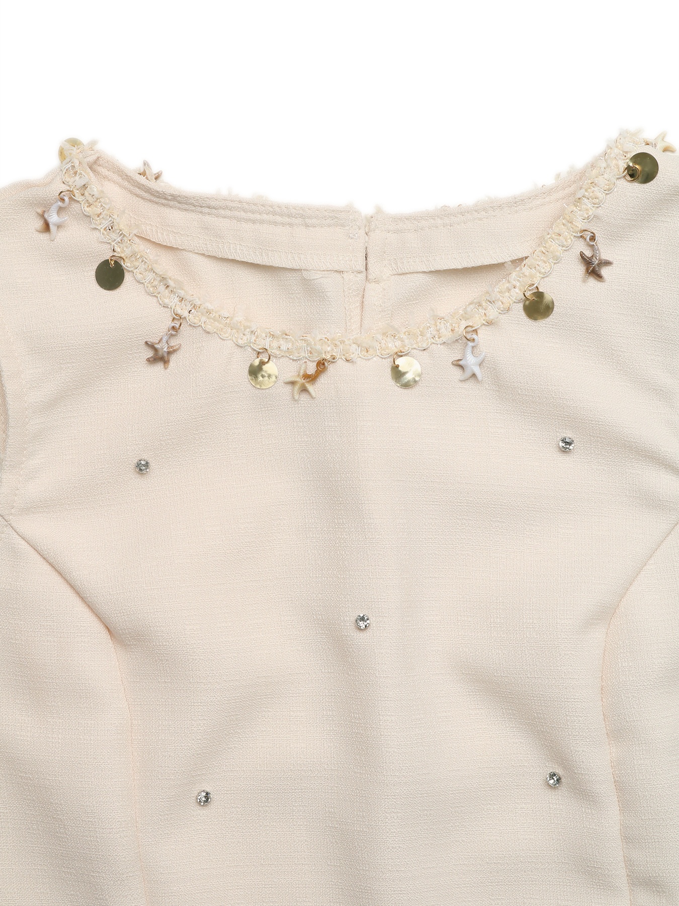 Chic Embellished Sleeveless Top & Shorts Set